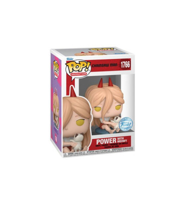POWER WITH MEOWY / CHAINSAW MAN / FIGURINE FUNKO POP / EXCLUSIVE SPECIAL EDITION