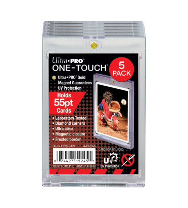 LOT DE 5 ONE TOUCH MAGNETIC HOLDER 55PT / ULTRA PRO