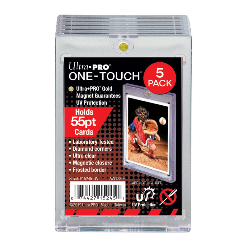 LOT DE 5 ONE TOUCH MAGNETIC HOLDER 55PT / ULTRA PRO