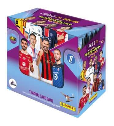 BOITE DE 50 BOOSTERS PANINI ADRENALYN LIGUE 1 MCDO 24-25