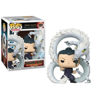 SUGURU GETO AVEC DRAGON / JUJUTSU KAISEN / FIGURINE FUNKO POP / EXCLUSIVE SPECIAL EDITION