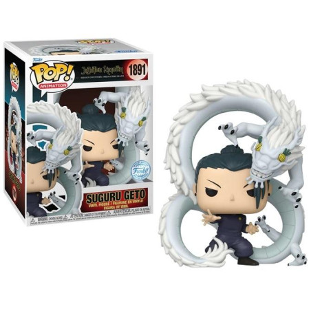 SUGURU GETO AVEC DRAGON / JUJUTSU KAISEN / FIGURINE FUNKO POP / EXCLUSIVE SPECIAL EDITION