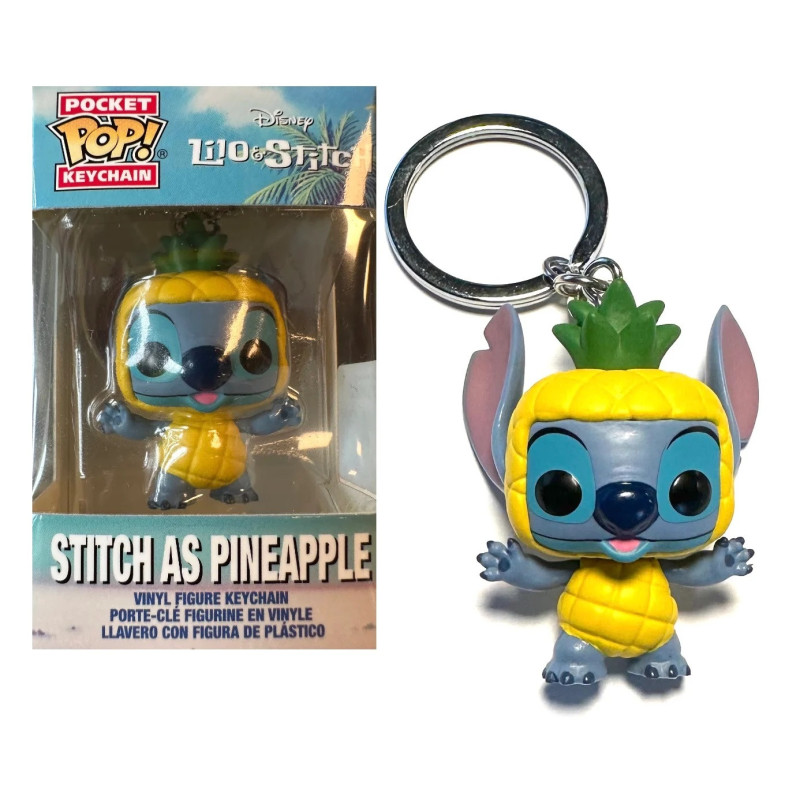 STITCH AS PINEAPPLE / LILO ET STITCH / FUNKO POCKET POP STITCH AS PINEAPPLE / LILO ET STITCH / FUNKO POCKET POP