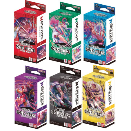 6 DECK ONE PIECE ST15 A ST20 / CARTE VERSION FRANCAISE