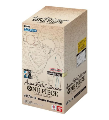 DISPLAY DE 24 BOOSTERS ONE PIECE ANIME 25TH COLLECTION / CARTE JAPONAISE