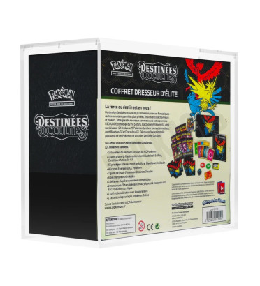 PROTECTION ACRYLIQUE COFFRET DRESSEUR D&#039;ELITE (ETB) POKEMON / PROKASES