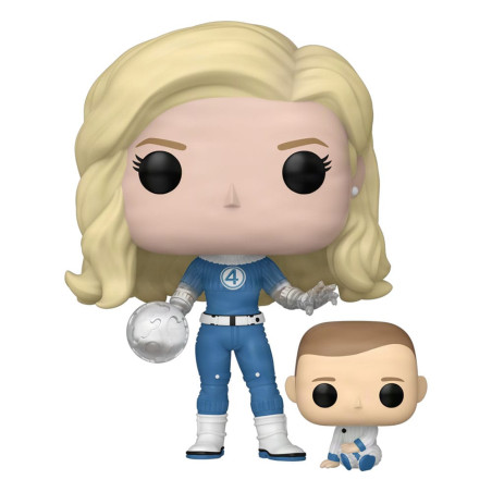 INVISIBLE WOMAN AND FRANKLIN / LES 4 FANTASTIQUES PREMIERS PAS / FIGURINE FUNKO POP