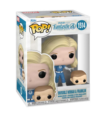 INVISIBLE WOMAN AND FRANKLIN / LES 4 FANTASTIQUES PREMIERS PAS / FIGURINE FUNKO POP