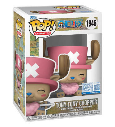 TONY TONY CHOPPER BARBE A PAPA / ONE PIECE / FIGURINE FUNKO POP / EXCLUSIVE SPECIAL EDITION TONY TONY CHOPPER BARBE A PAPA / ONE PIECE / FIGURINE FUNKO POP / EXCLUSIVE SPECIAL EDITION
