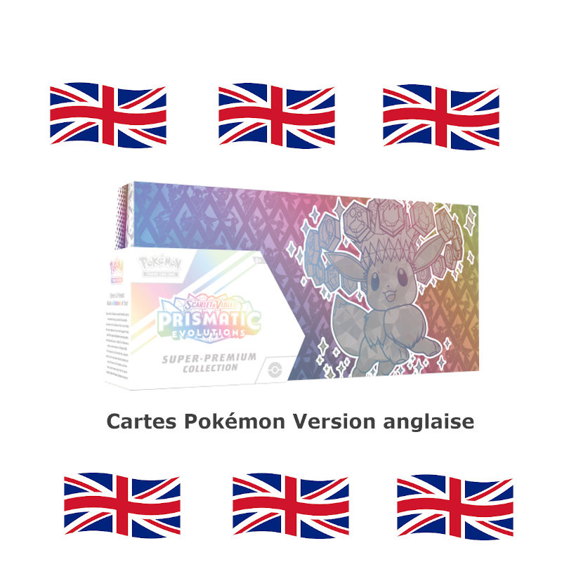 COLLECTION SUPER PREMIUM EV8.5 PRISMATIC EVOLUTIONS / CARTE ANGLAISE
