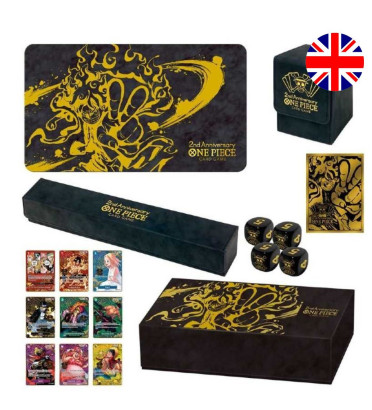 COFFRET ONE PIECE 2ND ANNIVERSARY / CARTE VERSION ANGLAISE