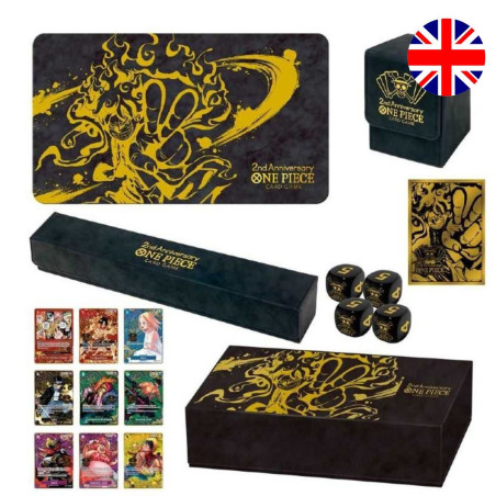 COFFRET ONE PIECE 2ND ANNIVERSARY / CARTE VERSION ANGLAISE