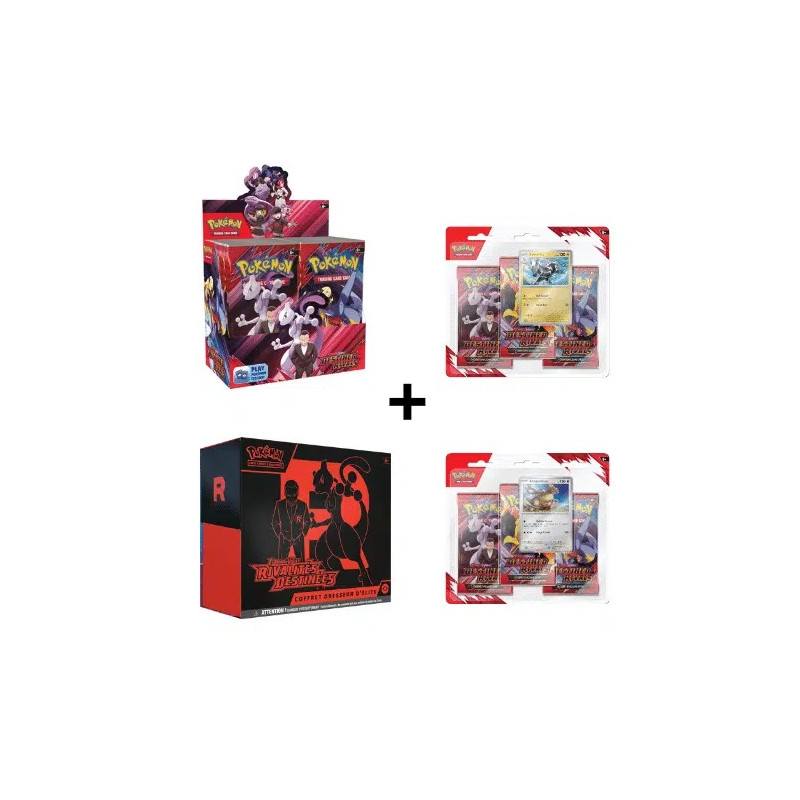 BUNDLE ETB EV10 + DISPLAY EV10 + 2 TRI PACK EV10 / CARTE POKEMON VF