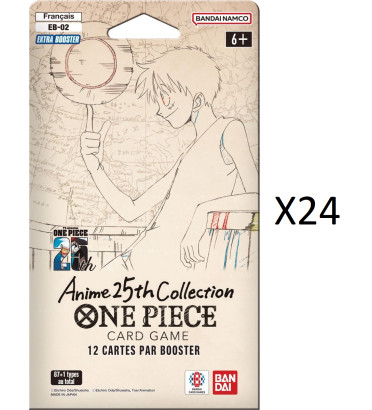 CARTON DE 24 BOOSTERS SOUS BLISTER EB-02 / CARTE VF