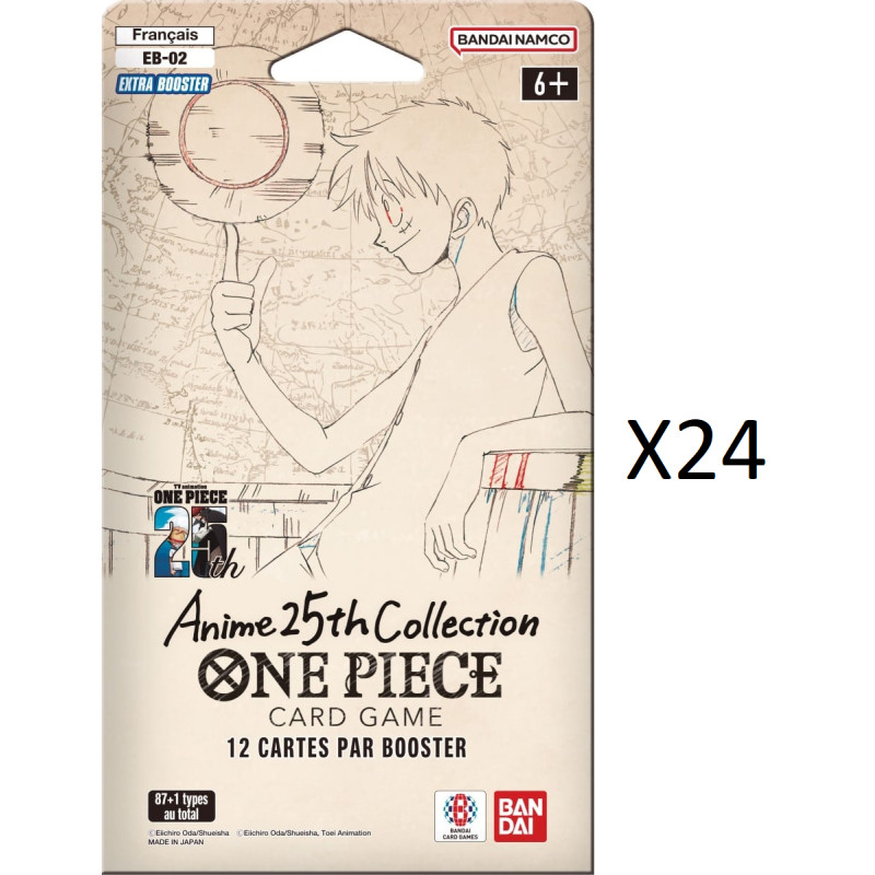 CARTON DE 24 BOOSTERS SOUS BLISTER EB-02 / CARTE VF