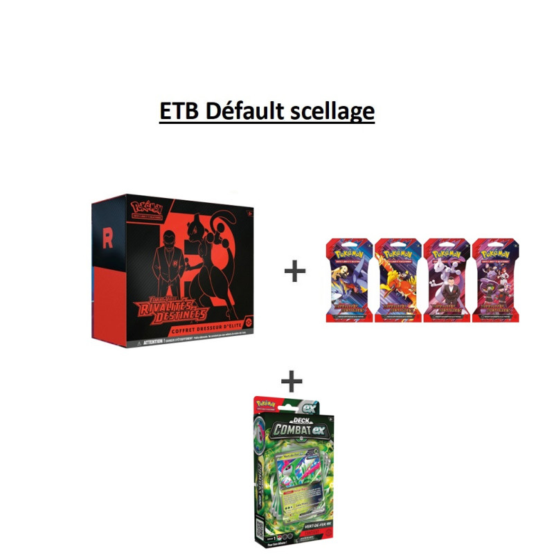 BUNDLE ETB EV10 + ART SET EV10 + DECK VERT DE FER / CARTE POKEMON VF