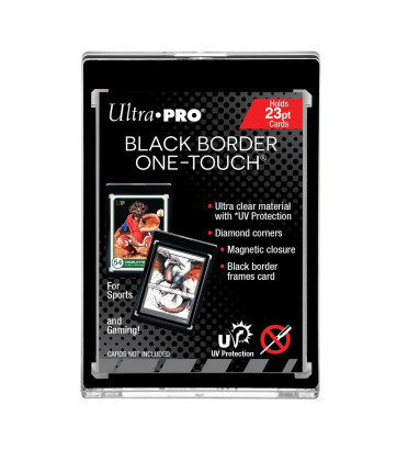 BLACK BORDER ONE TOUCH 23PT / ULTRA PRO
