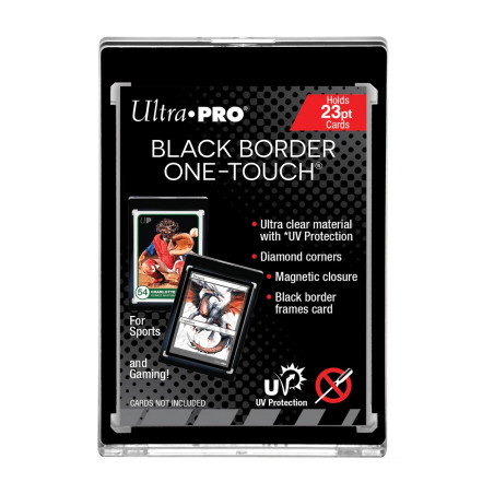 BLACK BORDER ONE TOUCH 23PT / ULTRA PRO