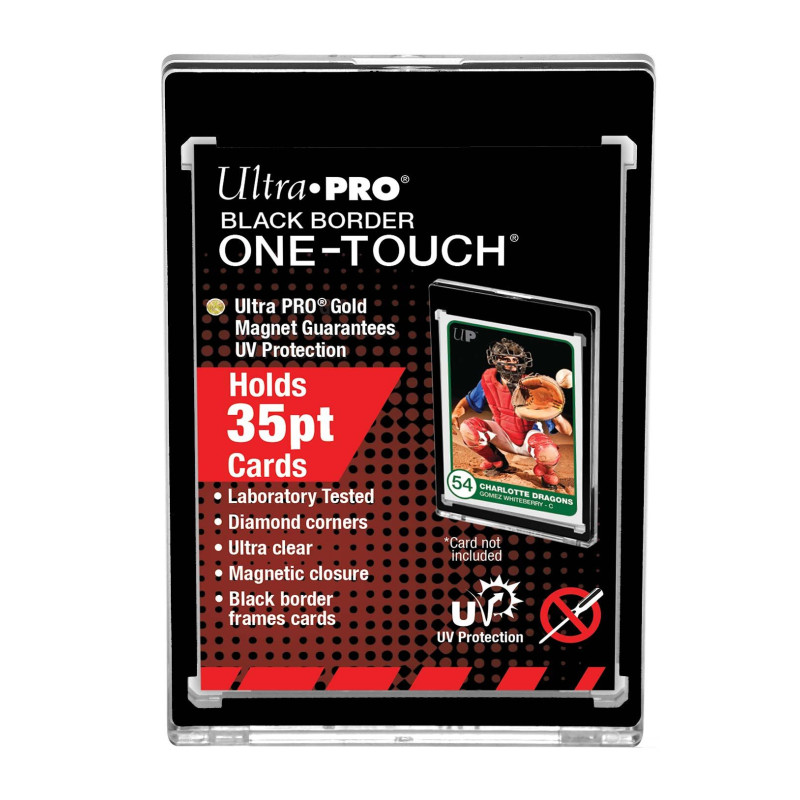 BLACK BORDER ONE TOUCH 35PT / ULTRA PRO