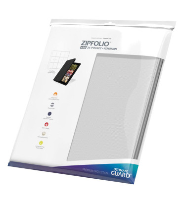 ZIPFOLIO 480 24-POCKET XENOSKIN BLANC / ULTIMATE GUARD