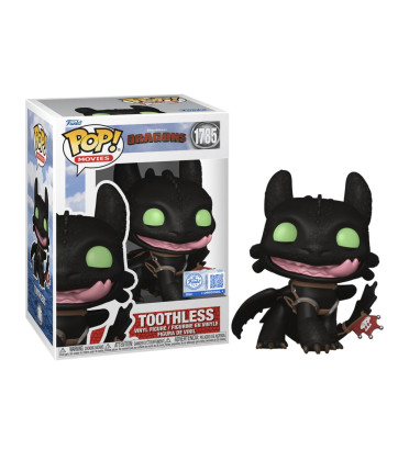 TOOTHLESS AVEC LANGUE / DRAGONS / FIGURINE FUNKO POP / EXCLUSIVE SPECIAL EDITION