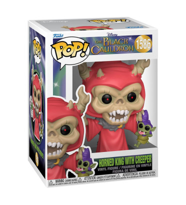 HORNED KING WITH CREEPER / THE BLACK CAULDRON / FIGURINE FUNKO POP HORNED KING WITH CREEPER / THE BLACK CAULDRON / FIGURINE FUNKO POP