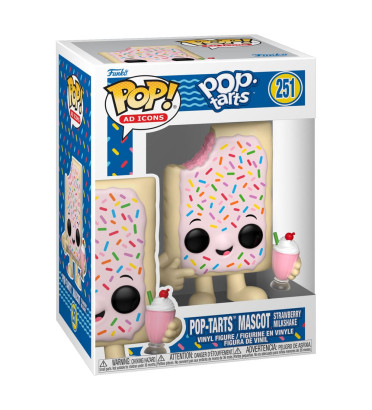 POP-TARTS MASCOT STRAWBERRY MILKSHAKE / POP TARTS / FIGURINE FUNKO POP