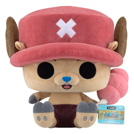 TONY TONY CHOPPER BARBE A PAPA / ONE PIECE / FUNKO PLUSH 41CM