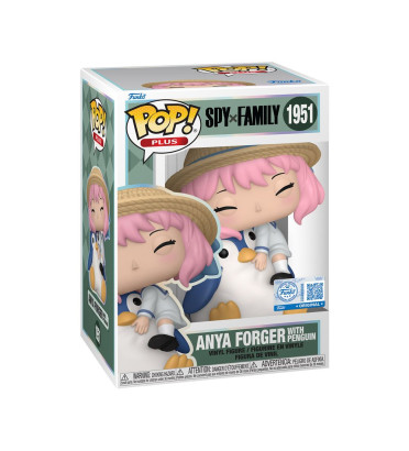 ANYA FORGER WITH PENGUIN / SPY X FAMILY / FIGURINE FUNKO POP / EXCLUSIVE SPECIAL EDITION