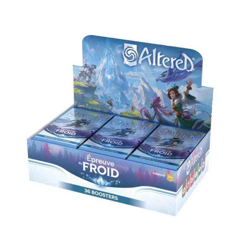 DISPLAY DE 36 BOOSTERS ALTERED EPREUVE DU FROID / CARTE VF