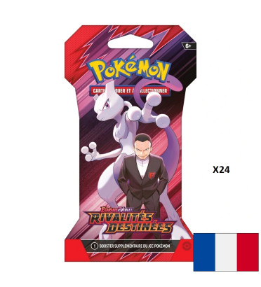CASE DE 24 BOOSTERS BLISTERS RIVALITES DESTINEES EV10 / CARTE VF
