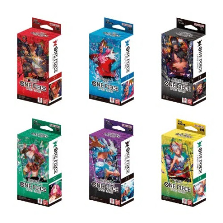LOT DE 6 DECK ST23 A ST 28 ONE PIECE / CARTE VF