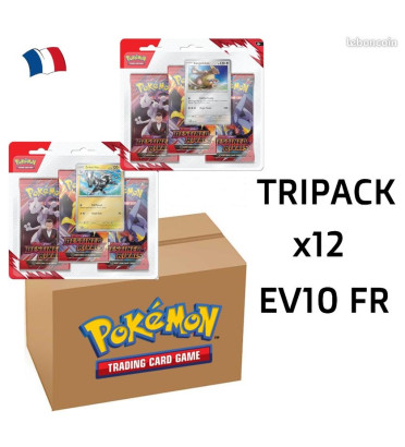 CASE DE 12 TRIPACK RIVALITES DESTINEES EV10 / CARTE VF
