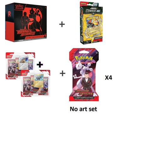 BUNDLE ETB EV10 + 4 BOOSTERS BLISTERS EV10 NO ART SET + DECK TOKORICO + 2 TRIPACK EV10 / CARTE POKEMON VF