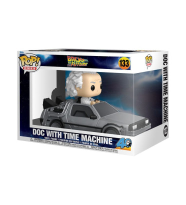 DOC WITH TIME MACHINE / RETOUR VERS LE FUTUR / FIGURINE FUNKO POP