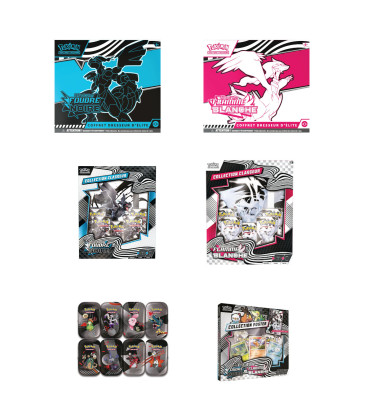 BUNDLE 2 ETB EV10.5 + 2 CLASSEUR EV10.5 + 1 DISPLAY MINI TIN EV10.5 + 1 POSTER EV10.5 / CARTE POKEMON VF
