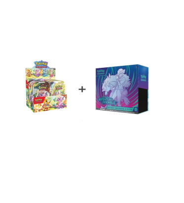 BUNDLE DISPLAY MINI TIN EV8.5 + ETB EV09 / CARTE POKEMON VF