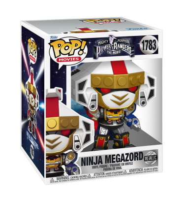 NINJA MEGAZORD METALLIC / POWER RANGERS MIGHTY MORPHIN / FIGURINE FUNKO POP