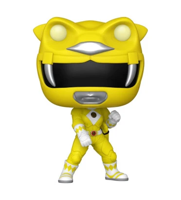 YELLOW RANGER / POWER RANGERS MIGHTY MORPHIN / FIGURINE FUNKO POP / GITD