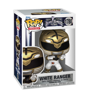 WHITE RANGER / POWER RANGERS MIGHTY MORPHIN / FIGURINE FUNKO POP