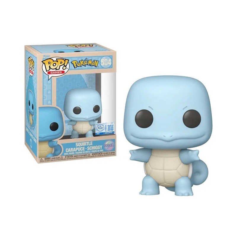 CARAPUCE SOFT COLOR / POKEMON / FIGURINE FUNKO POP / EXCLUSIVE SPECIAL EDITION