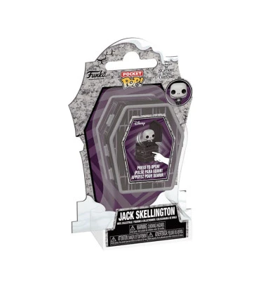 JACK SKELLINGTON / L'ETRANGE NOEL DE MR JACK / FIGURINE COFFIN POCKET POP