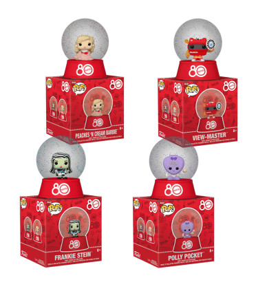 MYSTERY MINI RETRO TOYS SNOW GLOBES / HASBRO / FIGURINE FUNKO POP