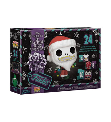 CALENDRIER DE L&#039;AVENT 2025 L&#039;ETRANGE NOEL DE MR JACK / FIGURINE FUNKO POP