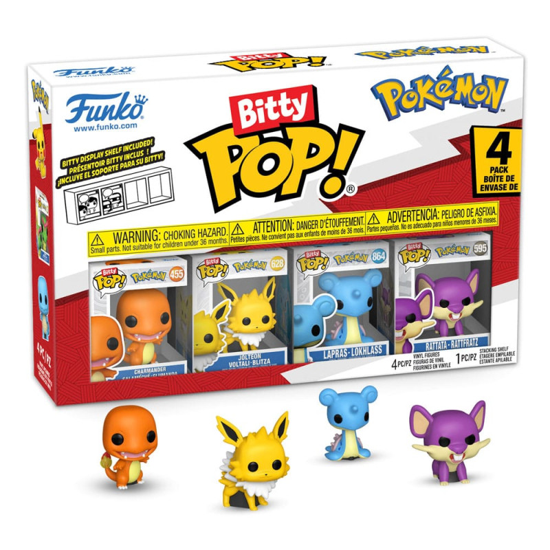4 PACK SALAMECHE / POKEMON / FUNKO BITTY POP