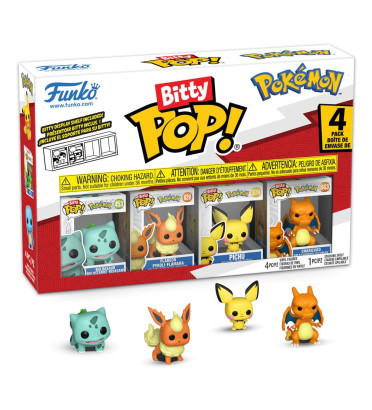 4 PACK BULBIZARRE / POKEMON / FUNKO BITTY POP