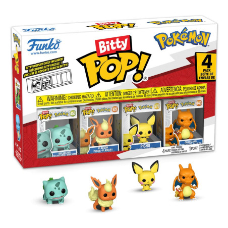 4 PACK BULBIZARRE / POKEMON / FUNKO BITTY POP