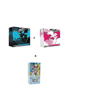 BUNDLE 2 ETB EV10.5 + DISPLAY KAKAWOW HARRY POTTER CHINOIS / CARTE POKEMON