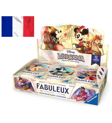 DISPLAY DE 24 BOOSTERS LORCANA FABULEUX CHAPITRE 9 / CARTE VF