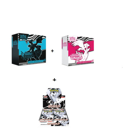 BUNDLE 2 ETB EV10.5 VF + DISPLAY WHITE FLARE SV11W JAPONAIS / CARTE POKEMON
